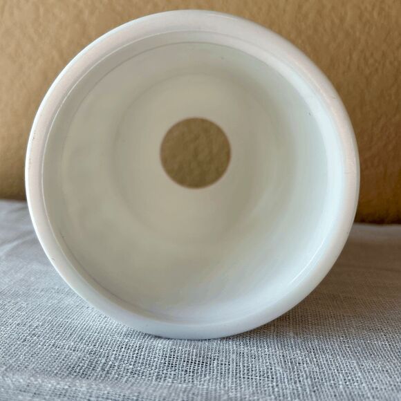 L.E. Smith Moon & Star Fairy Lamp – Milk Glass – Weishar Glass USA - Picture 3 of 10